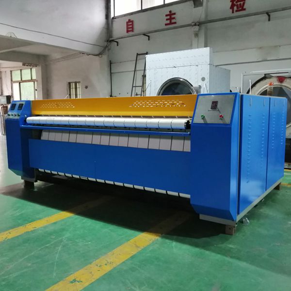 電加熱/蒸汽加熱燙平機廣泛是應用于大型的酒店，賓館，醫院的大型洗衣房
